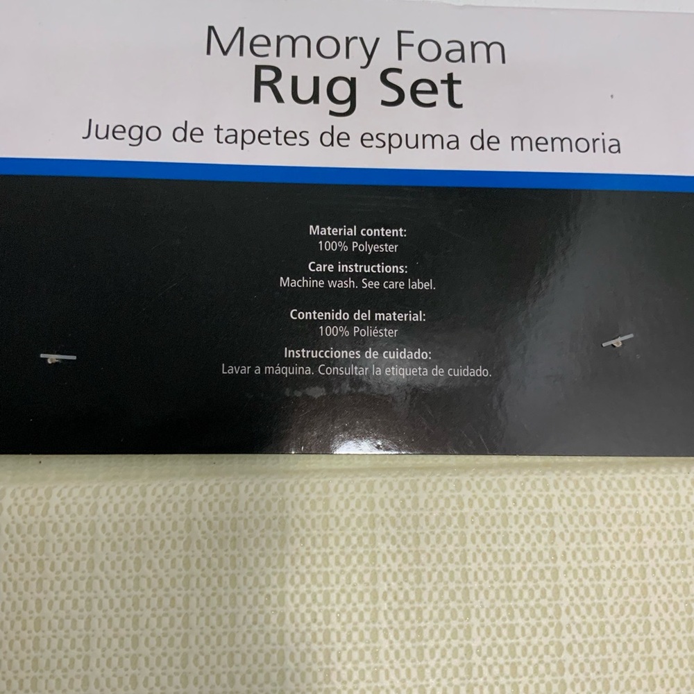 Mainstays Memory Foam Rug Set - Picture 4 of 4